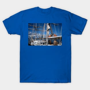 Tall Ship on the River Blyth (2) T-Shirt